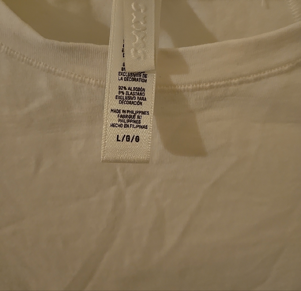 SKIMS white Cropped T-shirt - Picture 3 of 3